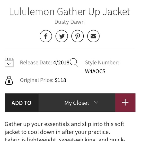🍋 Lululemon Gather Up Jacket - Picture 8 of 9